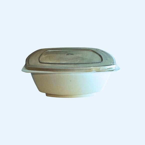 Vintage Hefty Floral Food Container w/ Lid – 1 Pint – Retro Cottagecore Kitchen - Picture 5 of 7